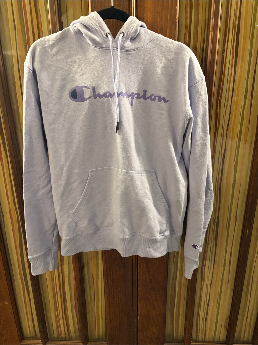 Champion Lavender Logo Pullover Hoodie